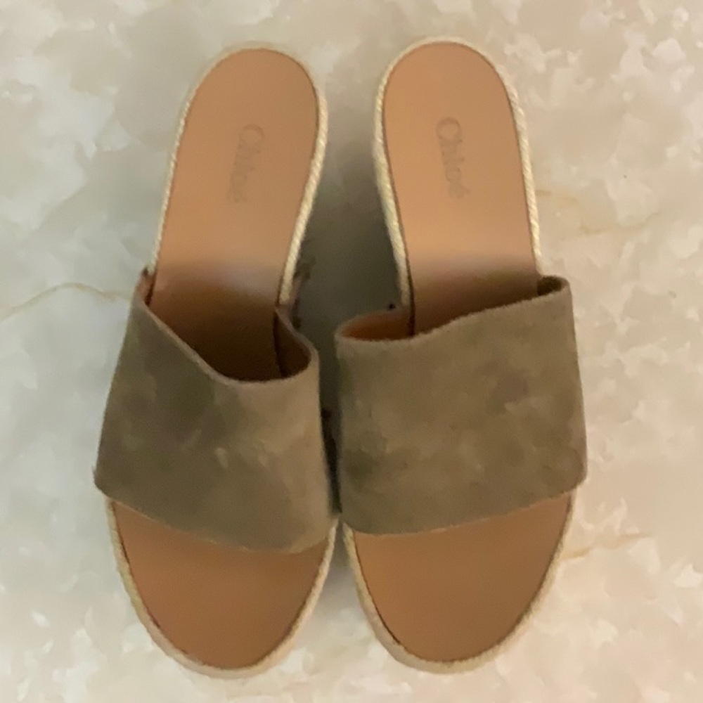 🔥Chloe platform wedges🔥sz-7 Excellent condition - Picture 9 of 12